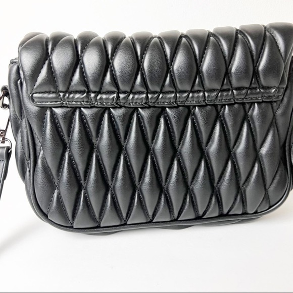Badgley Mischka Black puff style crossbody - Picture 8 of 9